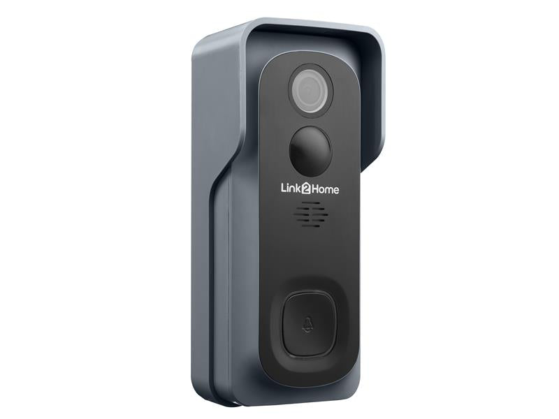 Weatherproof (IP54) Battery Smart Doorbell, Link2Home