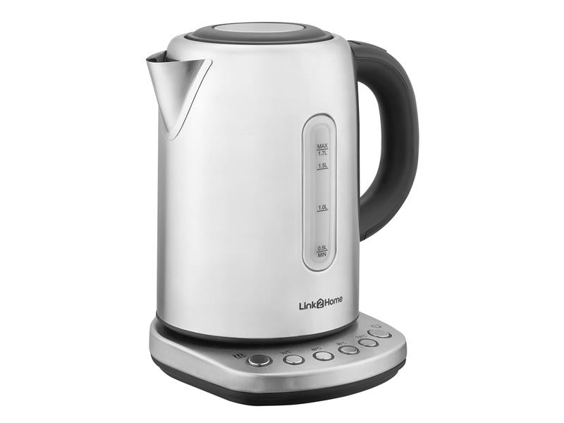 Stainless Steel Smart Kettle 1.7L 3000W, Link2Home