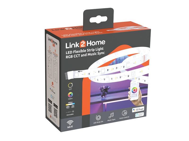 Flexible LED Light Strip 5m, Link2Home