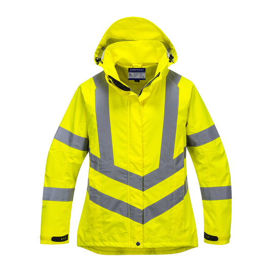 Hi-Vis Women's Breathable Rain Jacket, Morgans PW