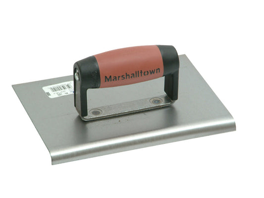 M120D Cement Edger Straight End Durasoft Handle 8 x 6in, Marshalltown