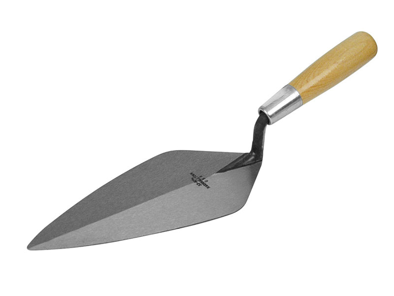 33 London Pattern Brick Trowel Wooden Handle 10in, Marshalltown