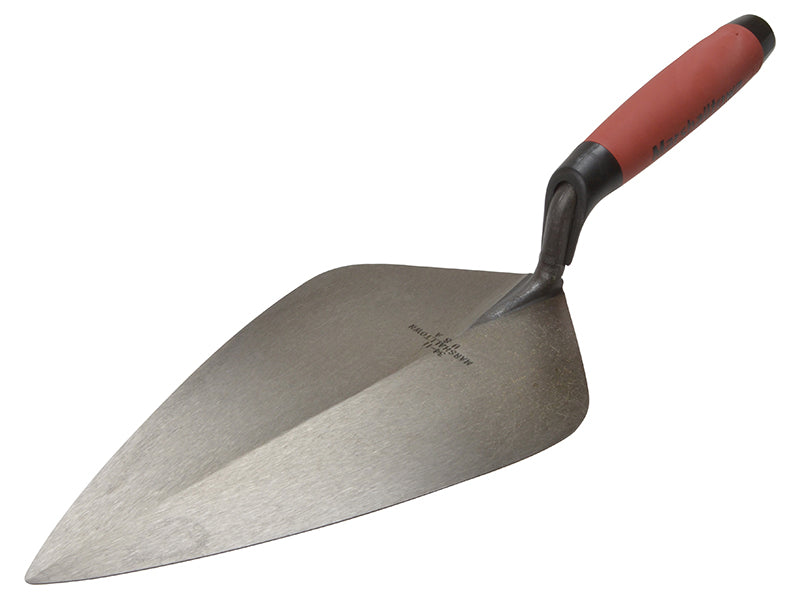 34D Wide London Pattern Brick Trowel DuraSoft® Handle 11in, Marshalltown