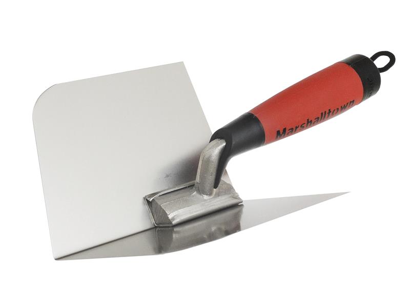 M23RD Curved Inside Corner Trowel DuraSoft® Handle 5in, Marshalltown