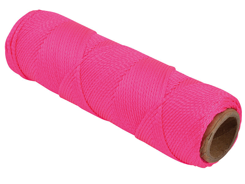 M631 Mason's Line 76.2m (250ft) Fluorescent Pink, Marshalltown