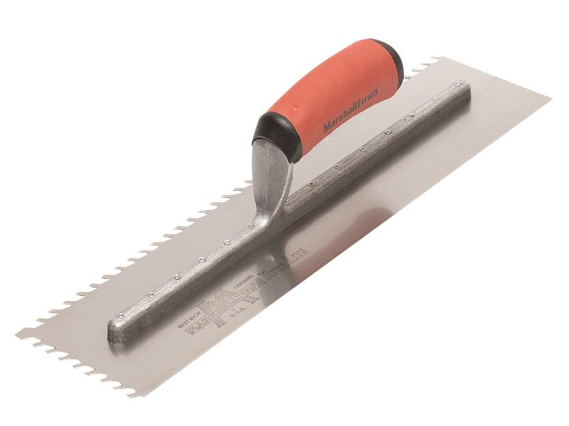 LayFlat 13mm Notch Trowel 16 x 4in, Marshalltown