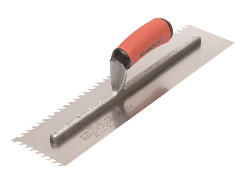 LayFlat 6mm Notch Trowel 16 x 4in, Marshalltown