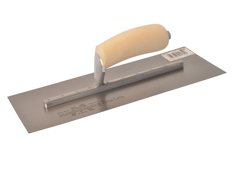 MXS13 Plasterer's Finishing Trowel Wooden Handle 13 x 5in, Marshalltown