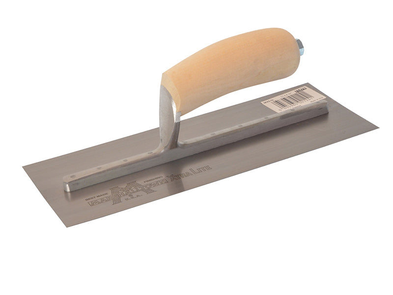 MXS1 Plasterer's Finishing Trowel Wooden Handle 11 x 4.1/2in, Marshalltown