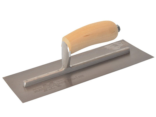 MXS2 Plasterer's Finishing Trowel Wooden Handle 11.1/2 x 4.1/2in, Marshalltown