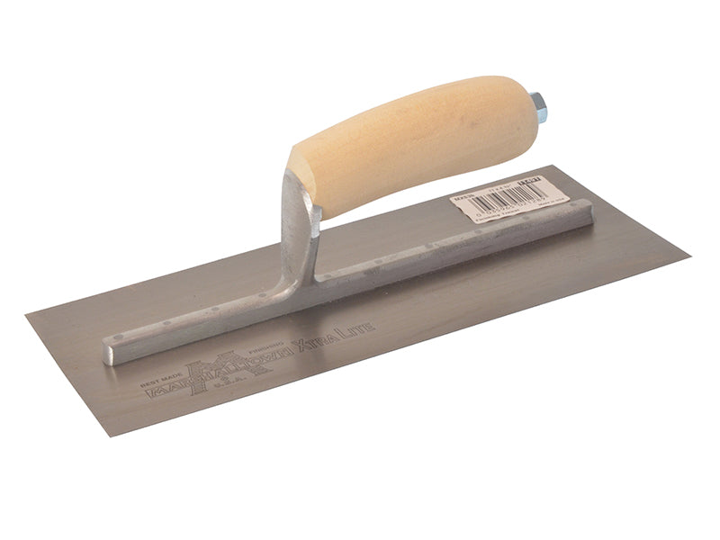 MXS3 Plasterer's Finishing Trowel Wooden Handle 11 x 4.3/4in, Marshalltown