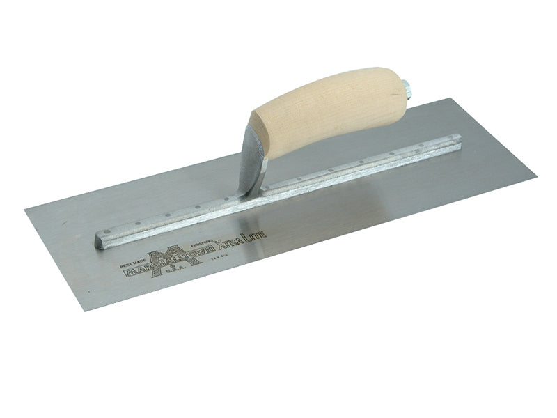 MXS73 Cement Trowel Wooden Handle 14 x 4.3/4in, Marshalltown