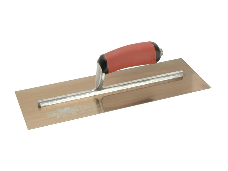 MXS73GSD Gold Finishing Trowel DuraSoft® Handle 14 x 4.3/4in, Marshalltown