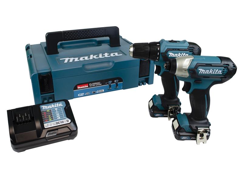 CLX224AJ 12Vmax CXT Twin Pack 12V 2 x 2.0Ah, Makita