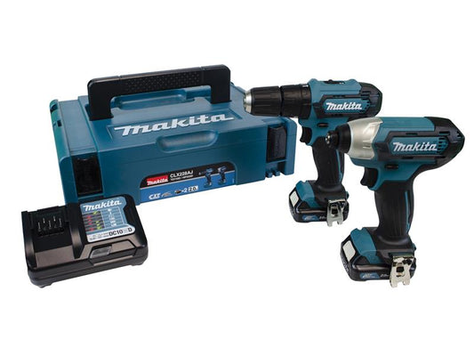 CLX228AJ 12Vmax CXT Twin Pack 12V 2 x 2.0Ah, Makita