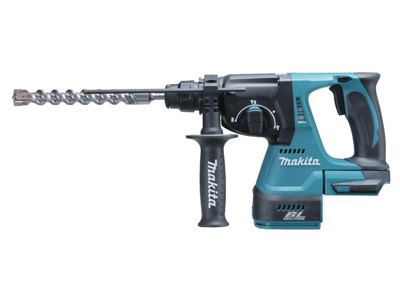 DHR242Z SDS Plus Brushless Hammer Drill 18V Bare Unit, Makita