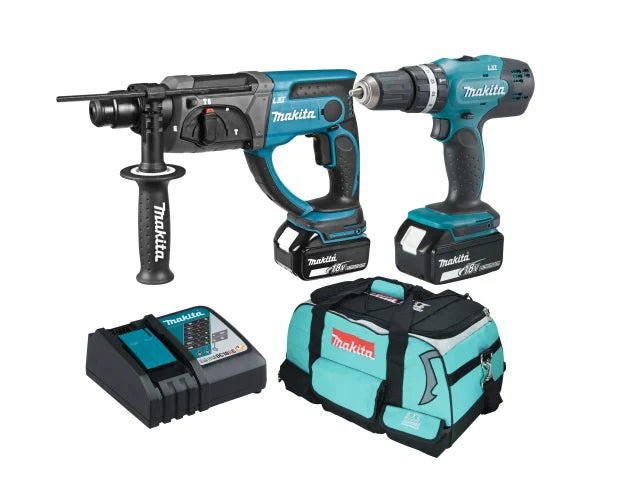 DLX2025T LXT Combo Kit 18V 2 x 5.0Ah Li-ion, Makita