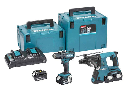 DLX2137PTJ LXT Twin Pack 18V 4 x 5.0Ah Li-ion, Makita