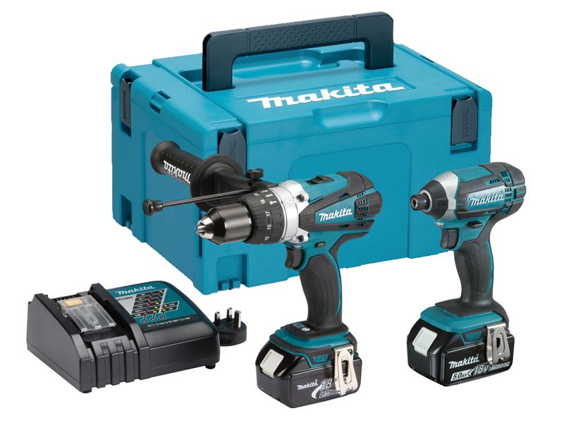 DLX2145TJ LXT Twin Pack 18V 2 x 5.0Ah Li-Ion, Makita