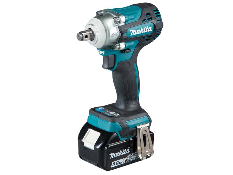 DTW300TX2 BL LXT 1/2in Impact Wrench 18V 2 x 5.0Ah Li-ion, Makita