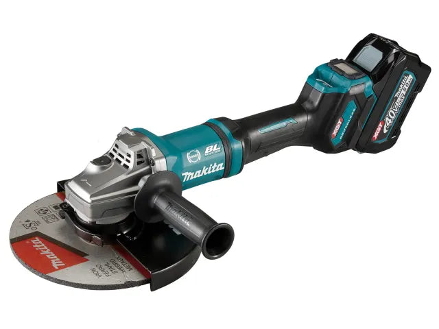 GA038GT205 XGT 40Vmax BL Angle Grinder 230mm 40V 2 x 5.0Ah Li-ion, Makita