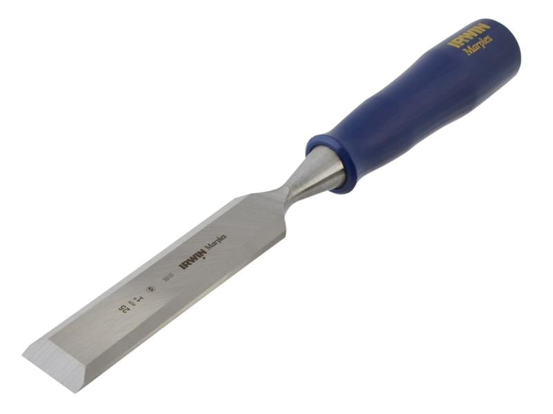 M444 Bevel Edge Chisel Blue Chip Handle 25mm (1in), IRWIN® Marples®