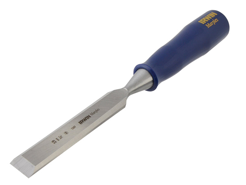 M444 Bevel Edge Chisel Blue Chip Handle 19mm (3/4in), IRWIN® Marples®