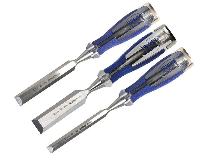 M750 Splitproof Pro Bevel Edge Chisel Set, 3 Piece, IRWIN® Marples®