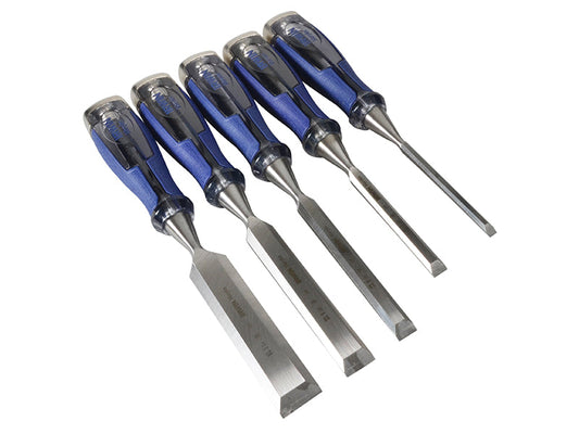 M750 Splitproof Pro Bevel Edge Chisel Set, 5 Piece, IRWIN® Marples®