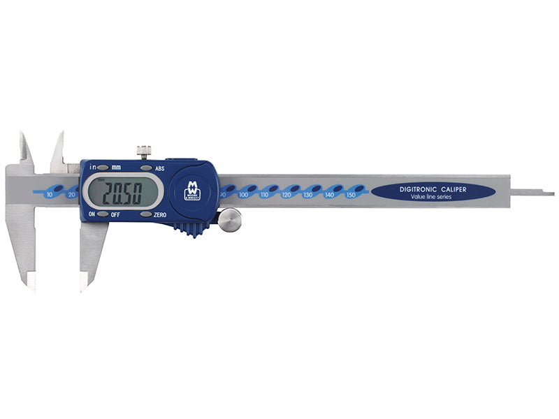 Digital Calipers 150mm (6in), Moore & Wright