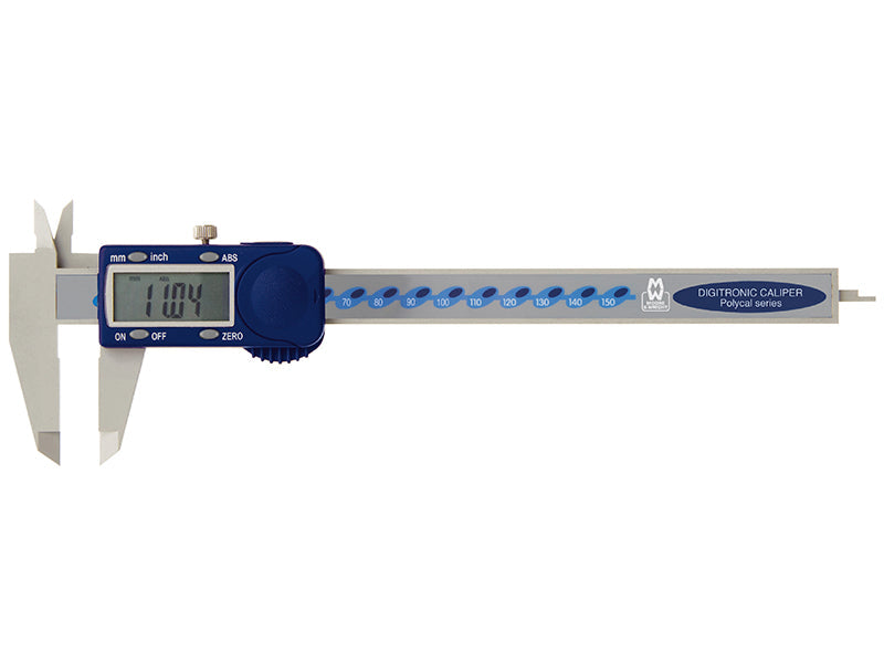 Polycarbonate Digital Caliper 150mm (6in), Moore & Wright