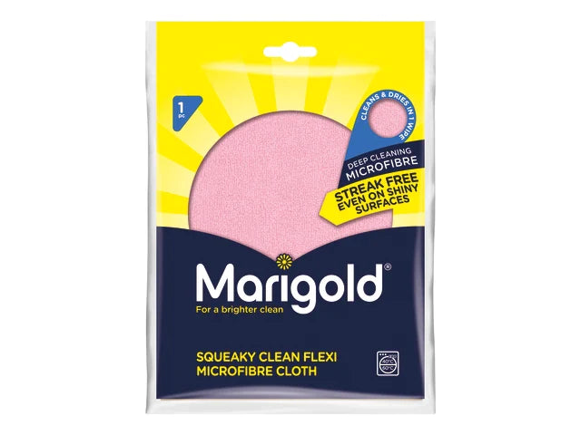 Squeaky Clean Flexi Microfibre Cloth, Marigold