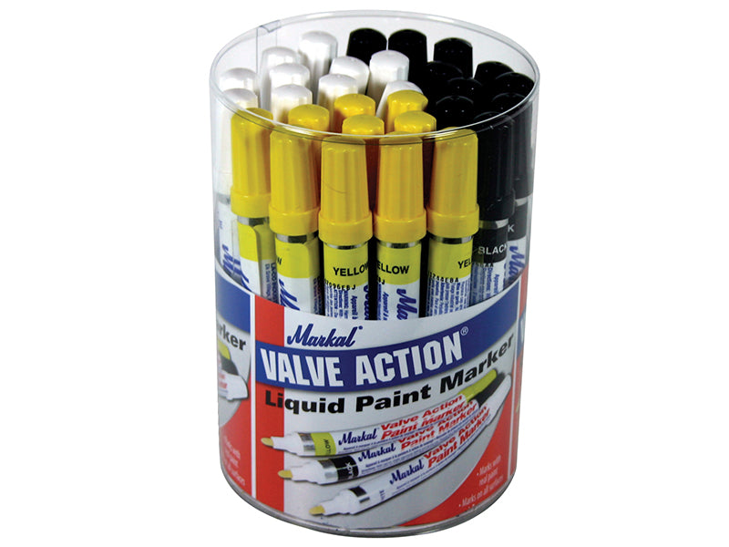 Paint-Riter® Valve Action® Paint Marker (Tub 24), Markal