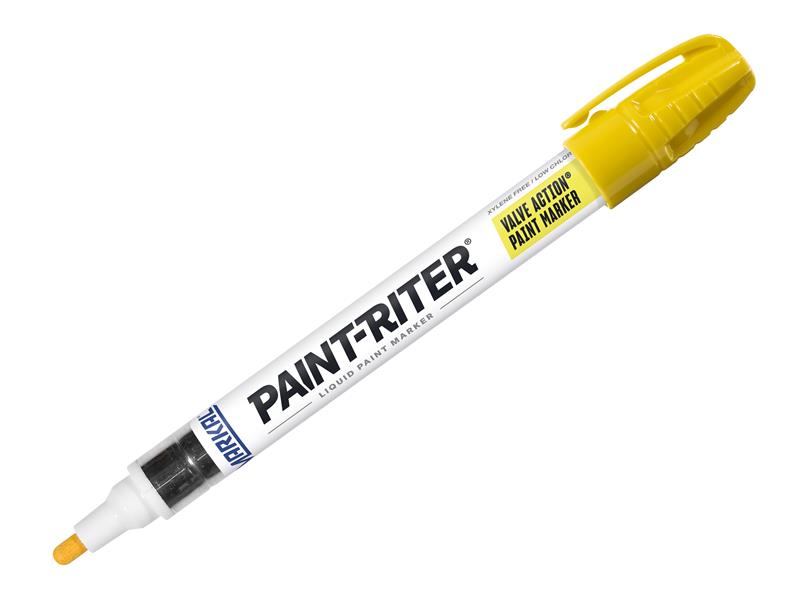 Paint-Riter® Valve Action® Paint Marker Yellow, Markal