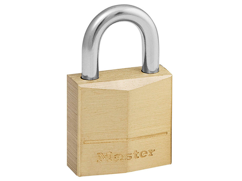 Solid Brass 20mm Padlock 3-Pin, Master Lock