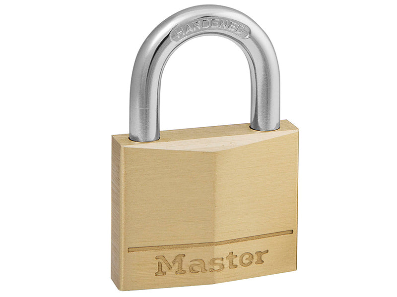 Solid Brass 40mm Padlock 4-Pin, Master Lock