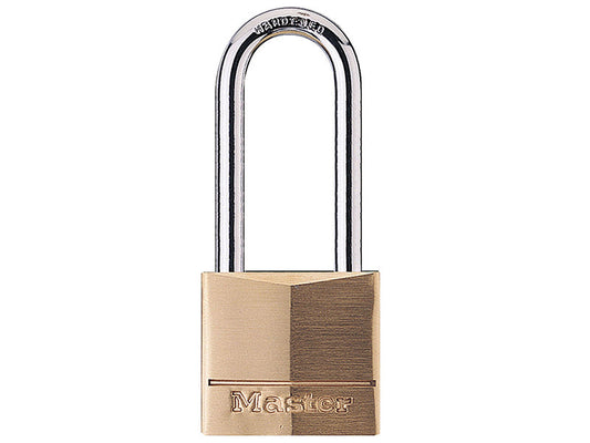 Solid Brass 40mm Padlock 4-Pin - 51mm Shackle, Master Lock