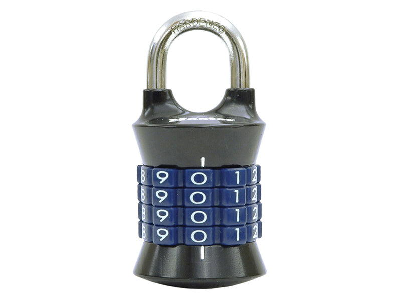 Tower 4-Digit 37mm Padlock Grey, Master Lock