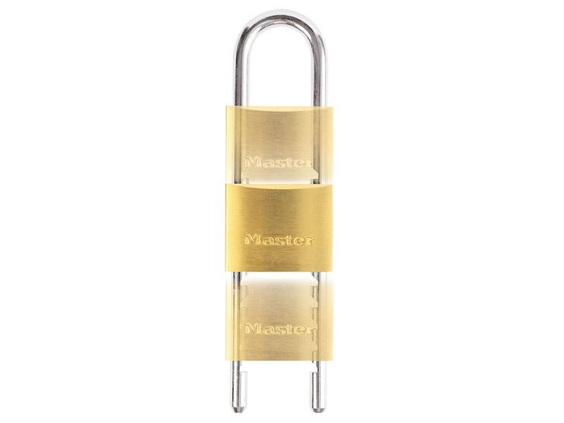 Solid Brass 50mm Padlock with Adjustable Shackle, Master Lock