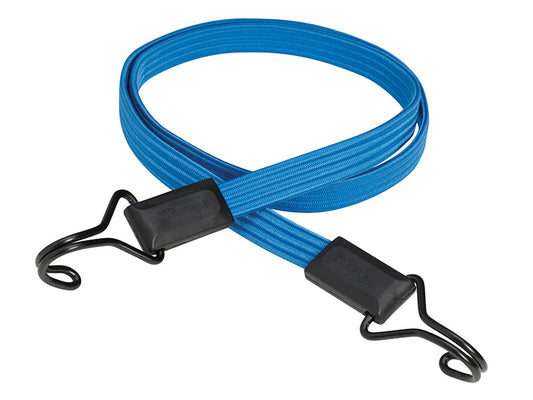 Flat Bungee 120cm Dark Blue Double Hook, Master Lock