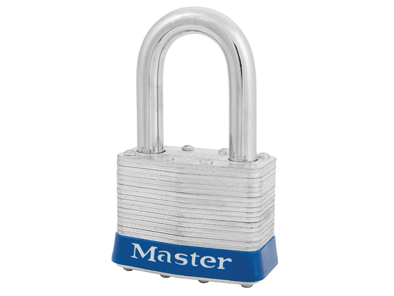 Laminated Steel 51mm Padlock 4-Pin - 38mm Shackle - Keyed Alike, Master Lock