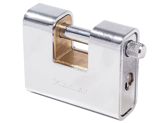 Armoured 80mm Zinc Body Shutter Padlock, Master Lock