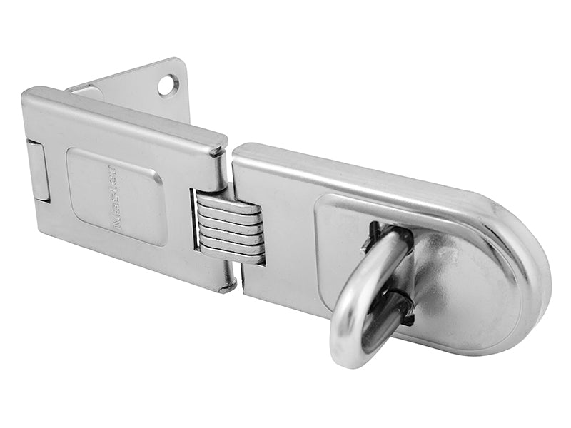 Wrought Steel Single Hinged Hasp 200mm, Master Lock