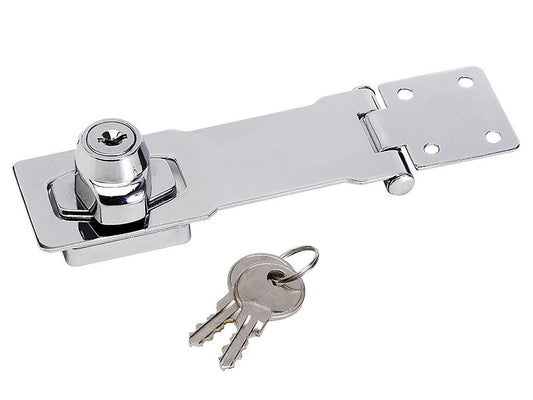 Chrome Plated Steel Locking Hasp 118mm, Master Lock