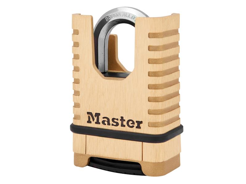 Excell™ Closed Shackle Brass Combination 58mm Padlock, Master Lock