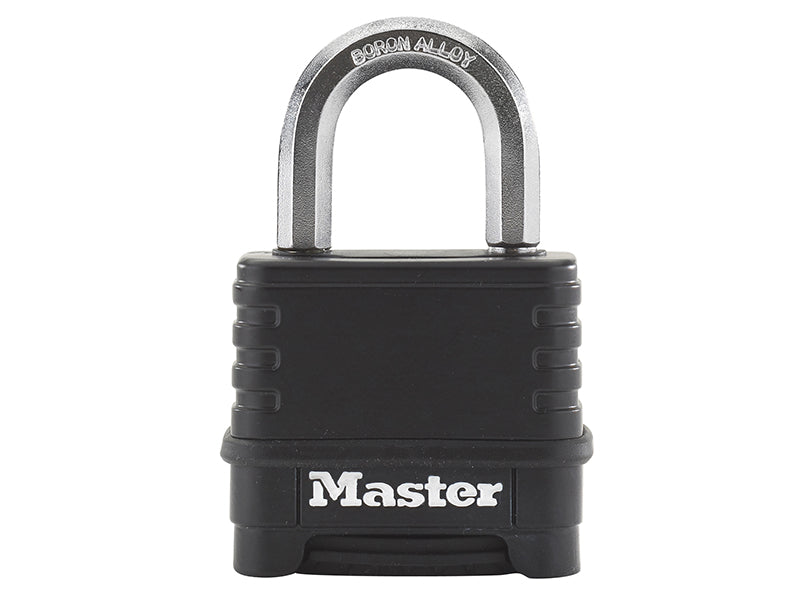 Excell™ 4-Digit Black Finish Combination 50mm Padlock, Master Lock