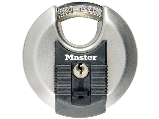 Excell™ Stainless Steel Discus 80mm Padlock, Master Lock