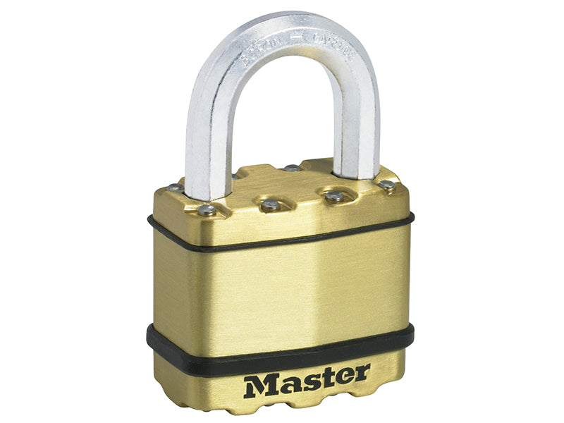 Excell™ Brass Finish 50mm Padlock 4-Pin, Master Lock