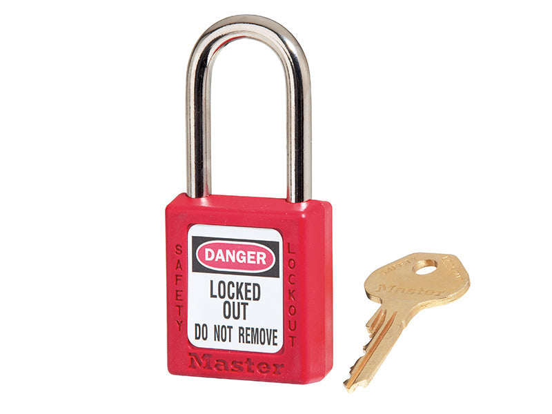 Lockout Padlock – 38mm Body & 6mm Hardened Steel Shackle, Master Lock