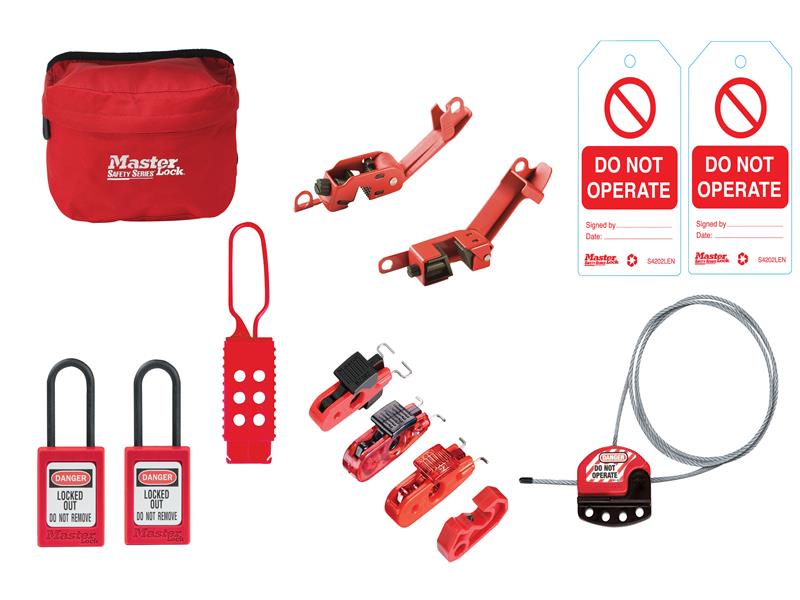 General Maintenance Lockout Kit, 11 Piece, Master Lock